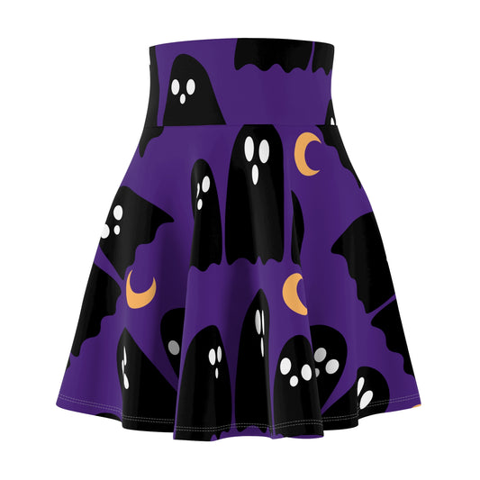 Midnight Ghost Women's Skater Skirt