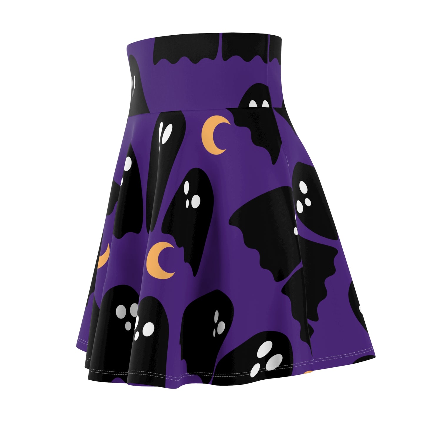 Midnight Ghost Women's Skater Skirt