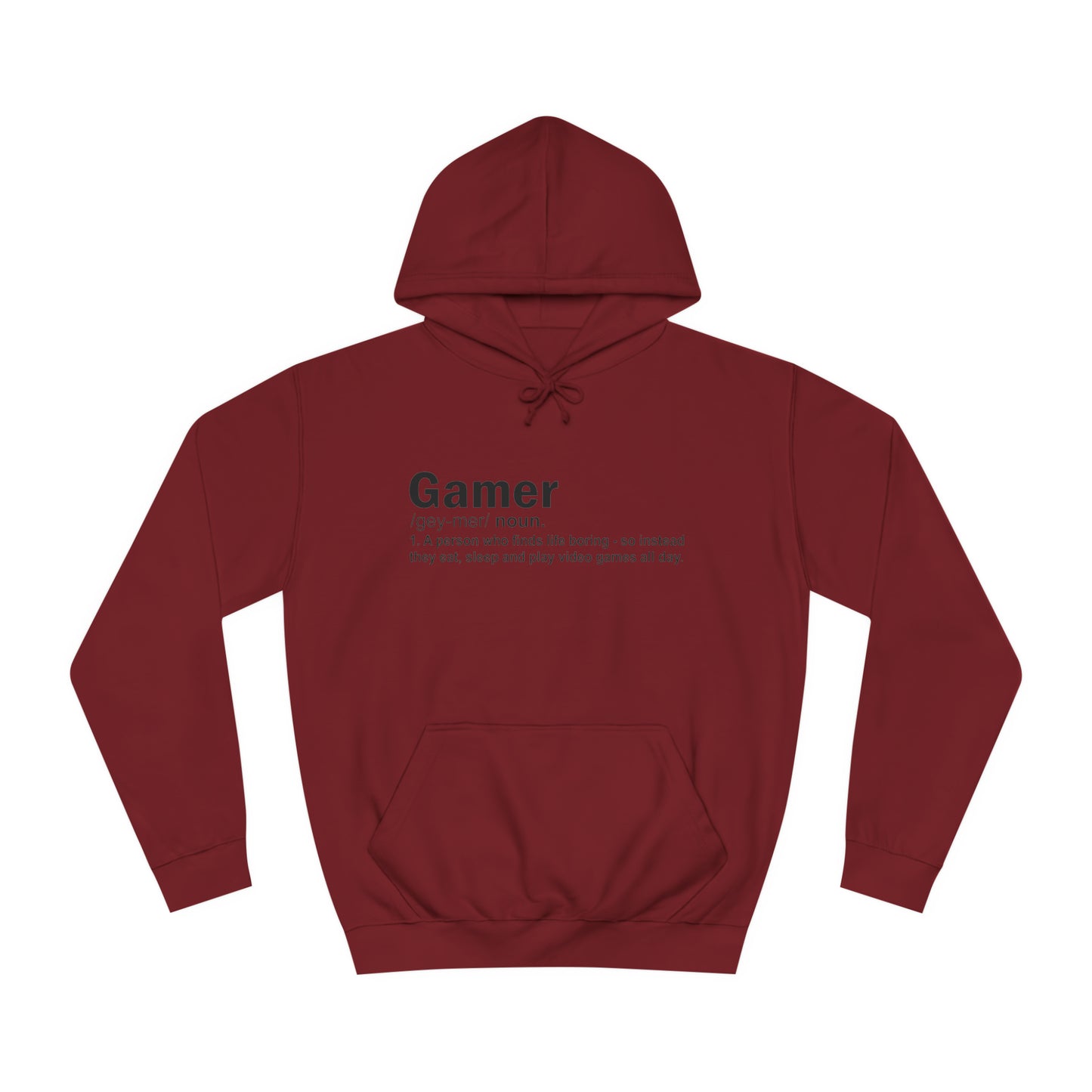 Gamer: Definition College Hoodie