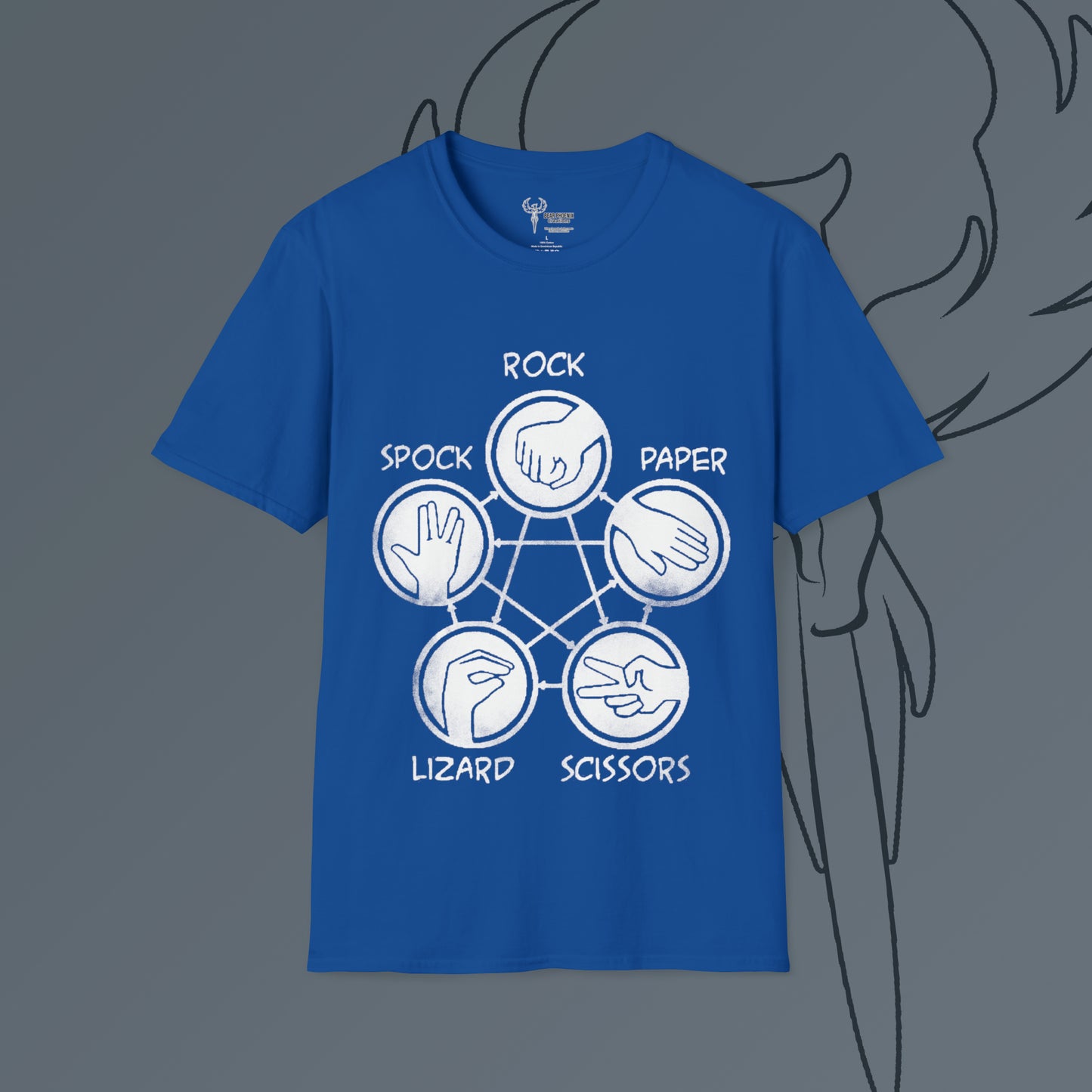 Rock Paper Scissors Lizard Spock Softstyle T-Shirt