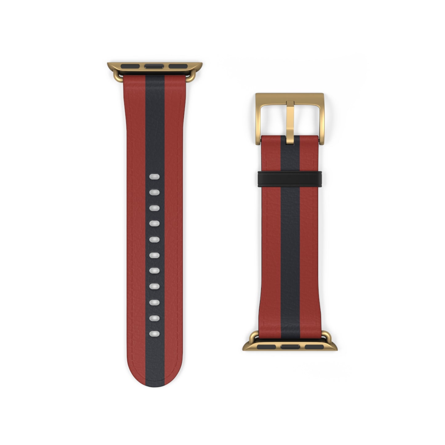 Adjutant General's Corps Faux Leather Watch Strap