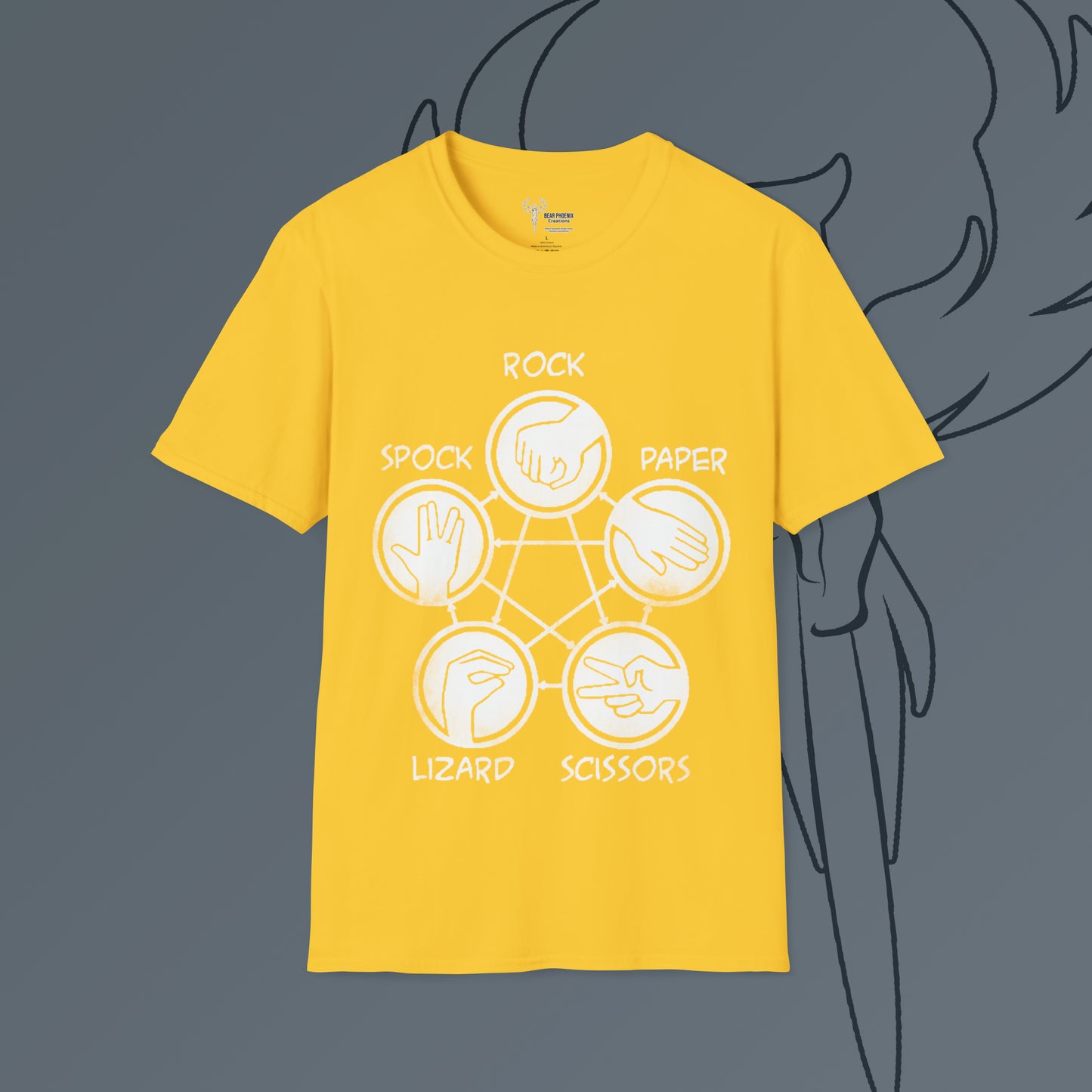 Rock Paper Scissors Lizard Spock Softstyle T-Shirt