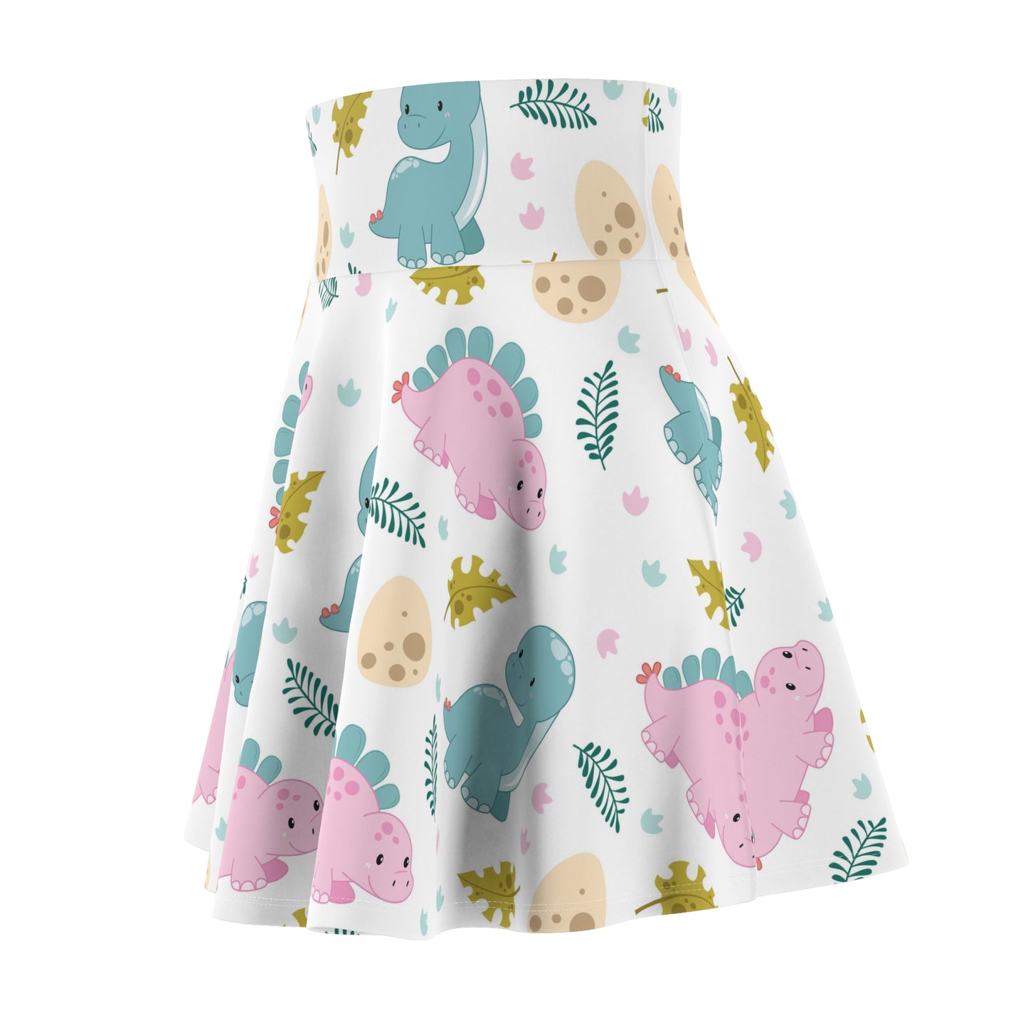 Pastel Dinosaur Women's Skater Skirt