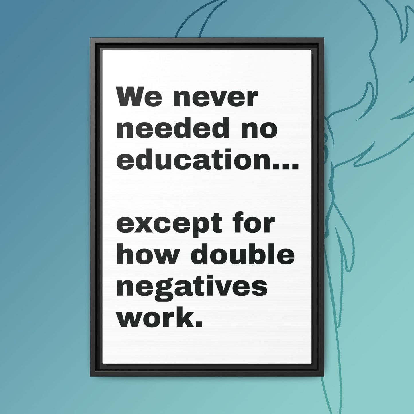 Psychedelic Education – The Double Negative Lesson
