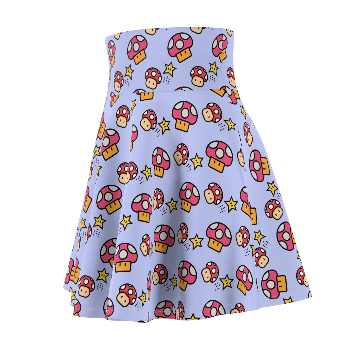 Mushroom and Star Skater Skirt