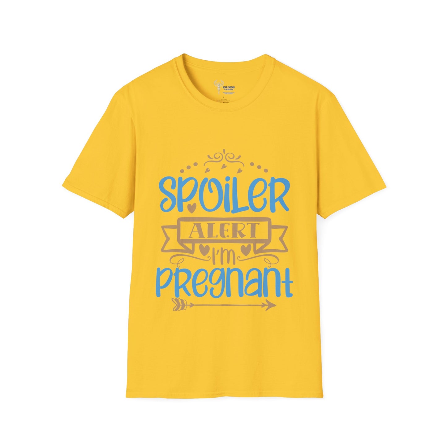 Pregnant Spoiler Alert Softstyle T-Shirt