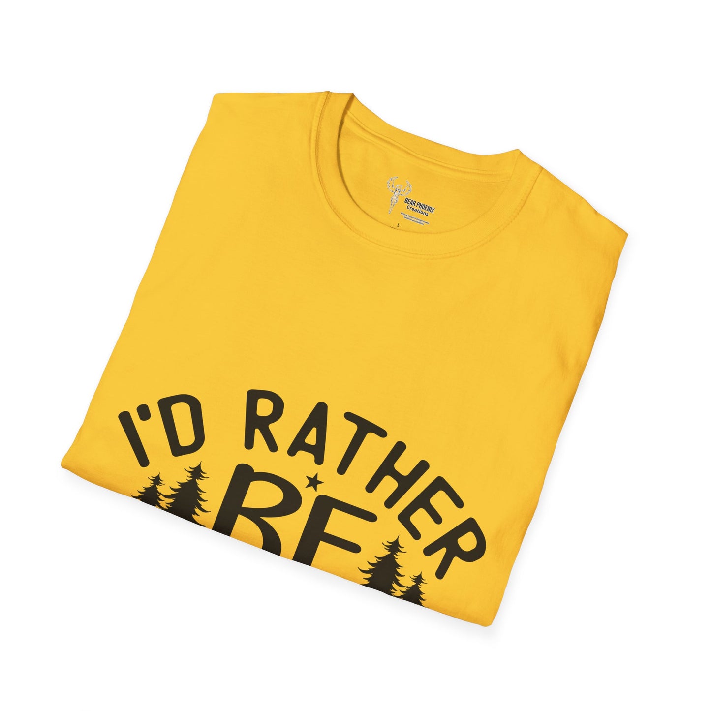 I'd Rather Be Camping Softstyle T-Shirt