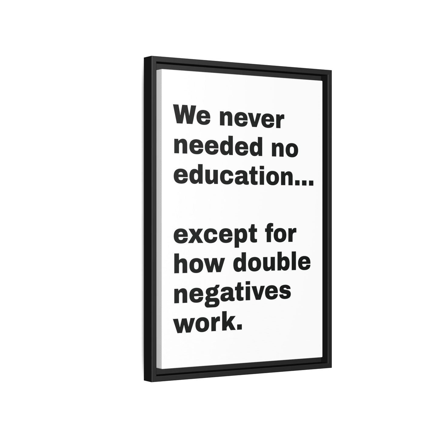 Psychedelic Education – The Double Negative Lesson