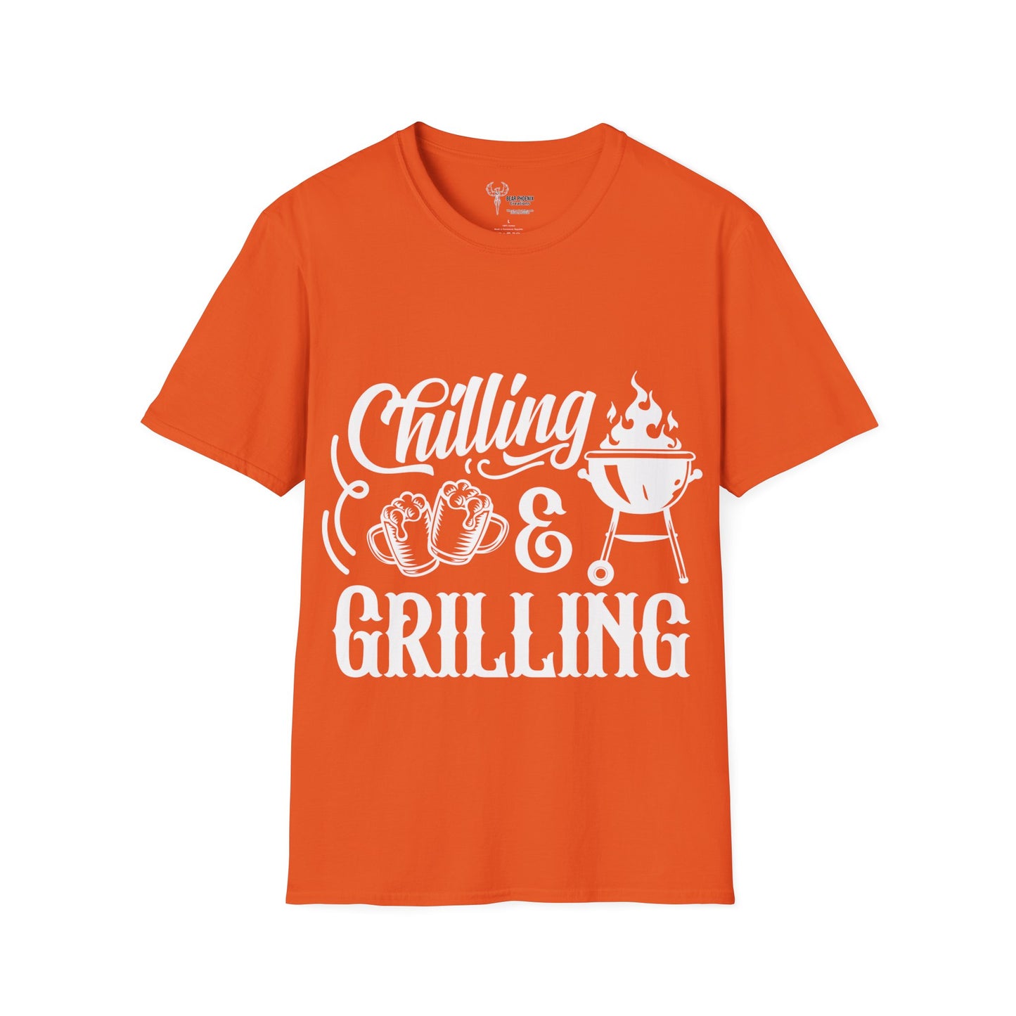 Chilling and Grilling BBQ Softstyle T-Shirt