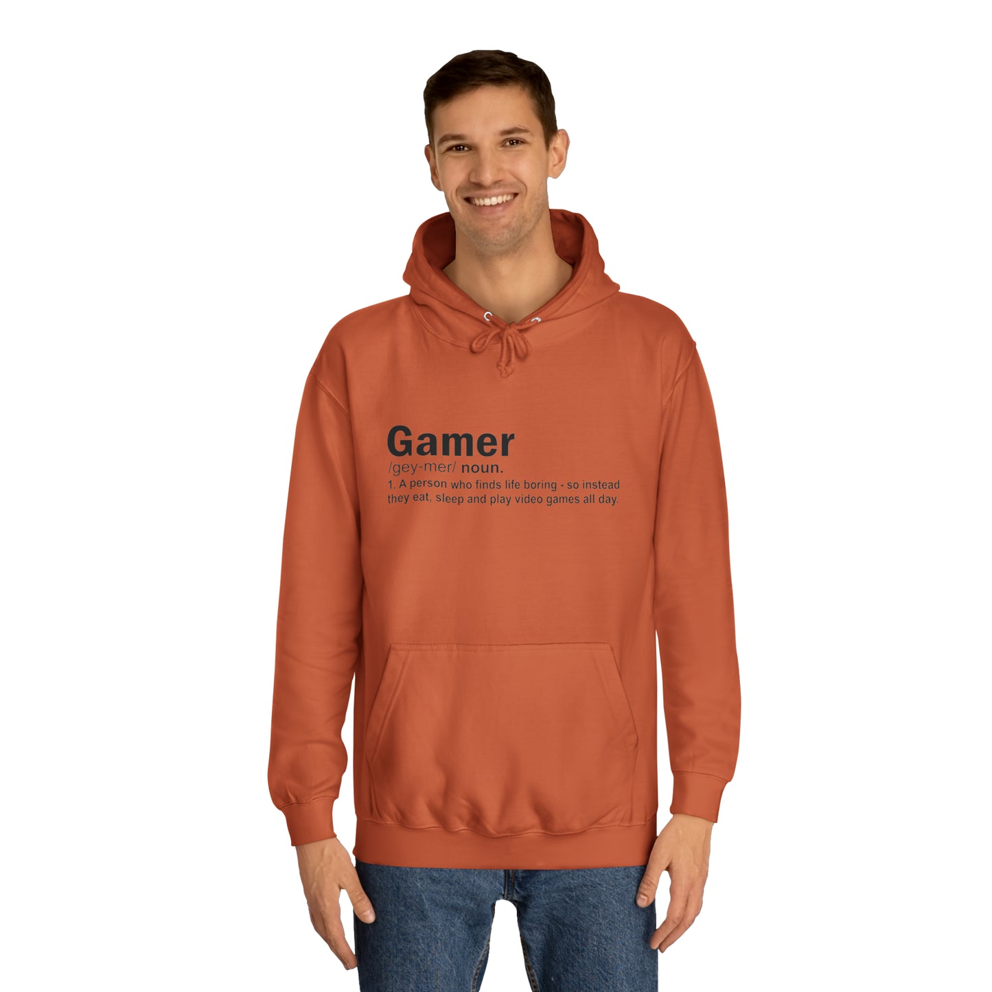 Gamer: Definition College Hoodie