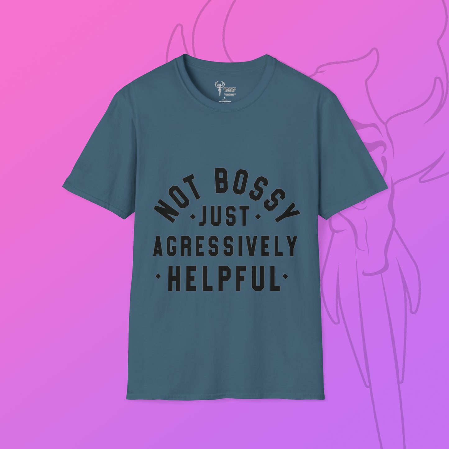 Agressively helpful Softstyle T-Shirt