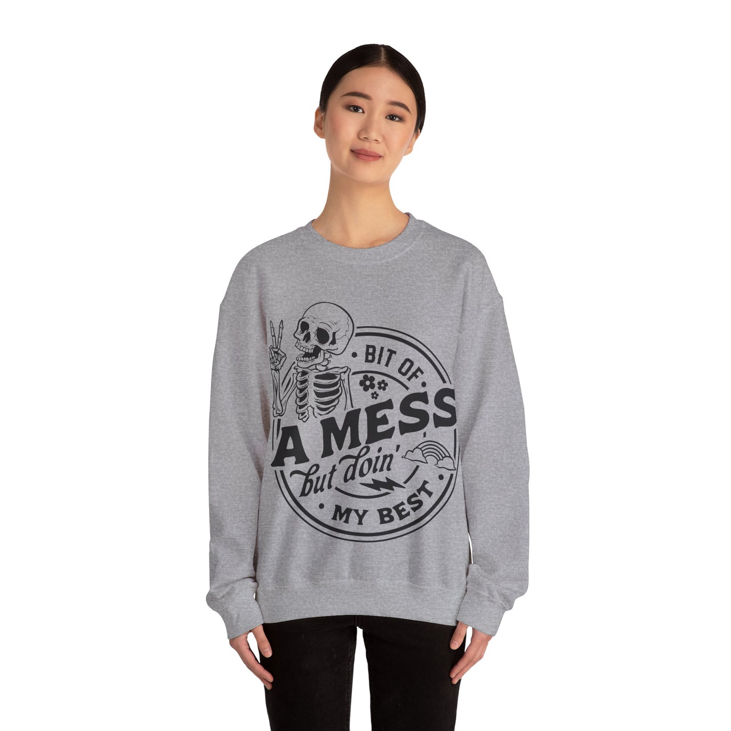 Bit of a Mess Crewneck Sweatshirt