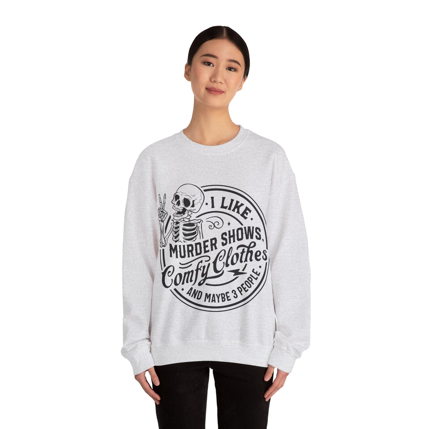 I like murder shows Crewneck Sweatshirt