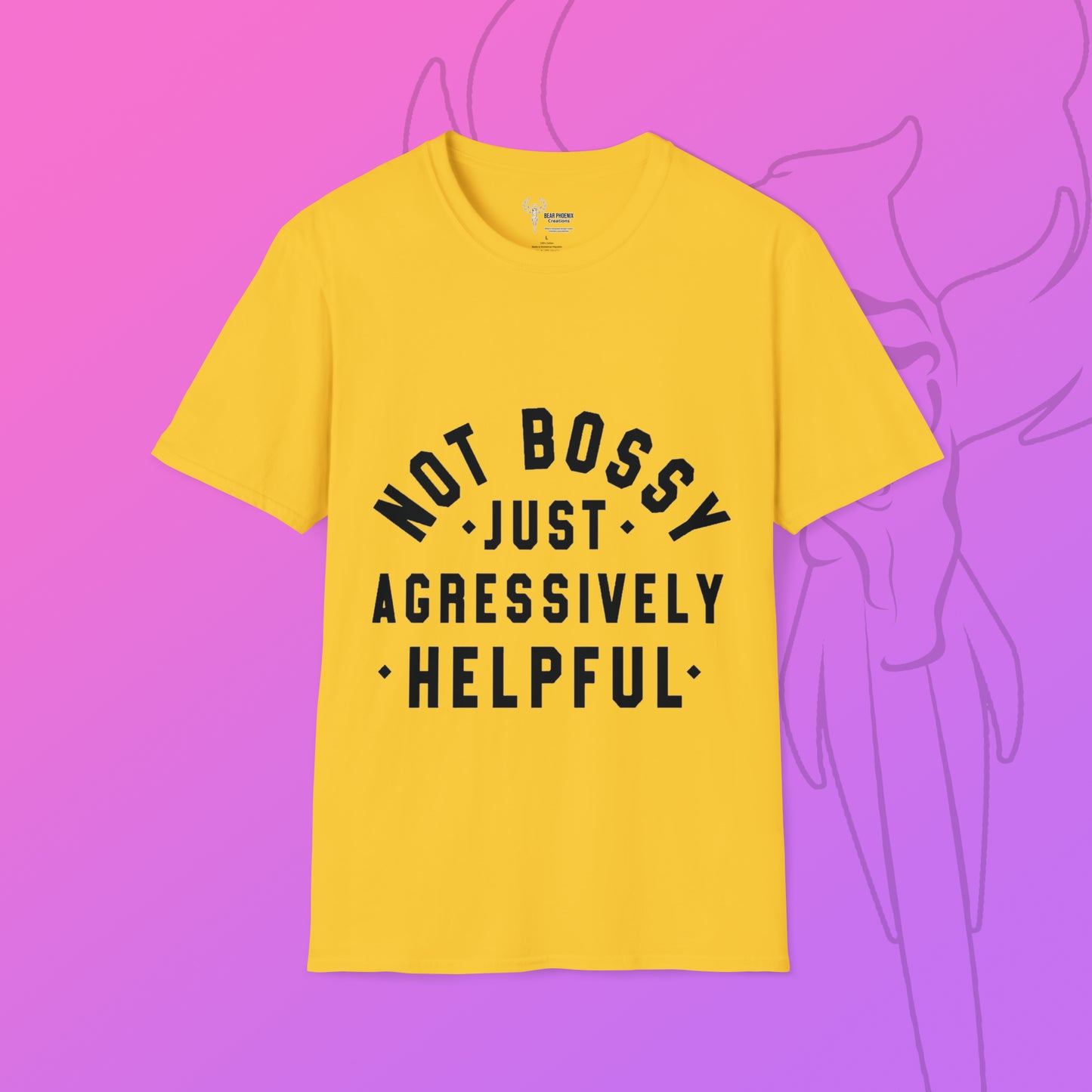 Agressively helpful Softstyle T-Shirt