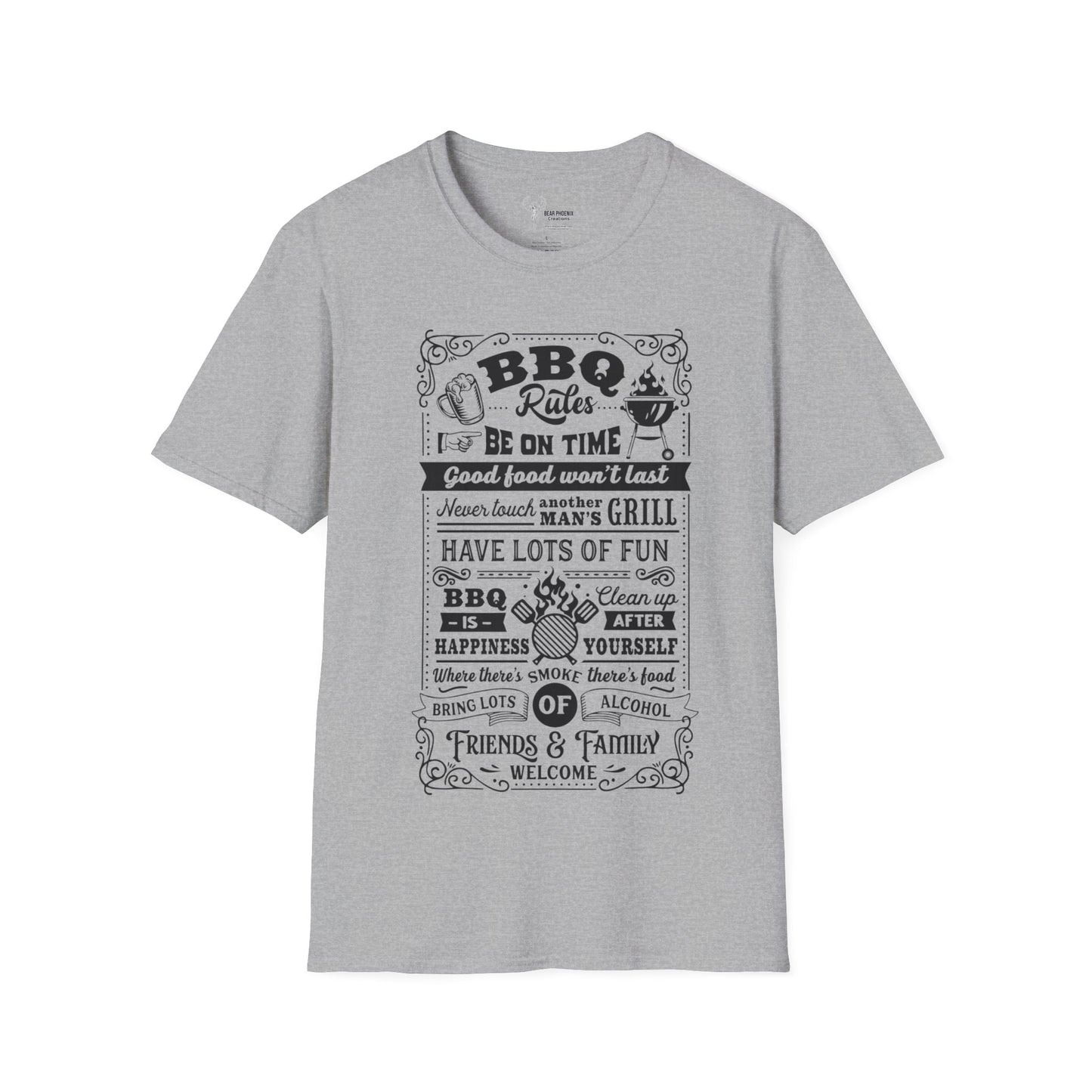 BBQ Rules Softstyle T-Shirt