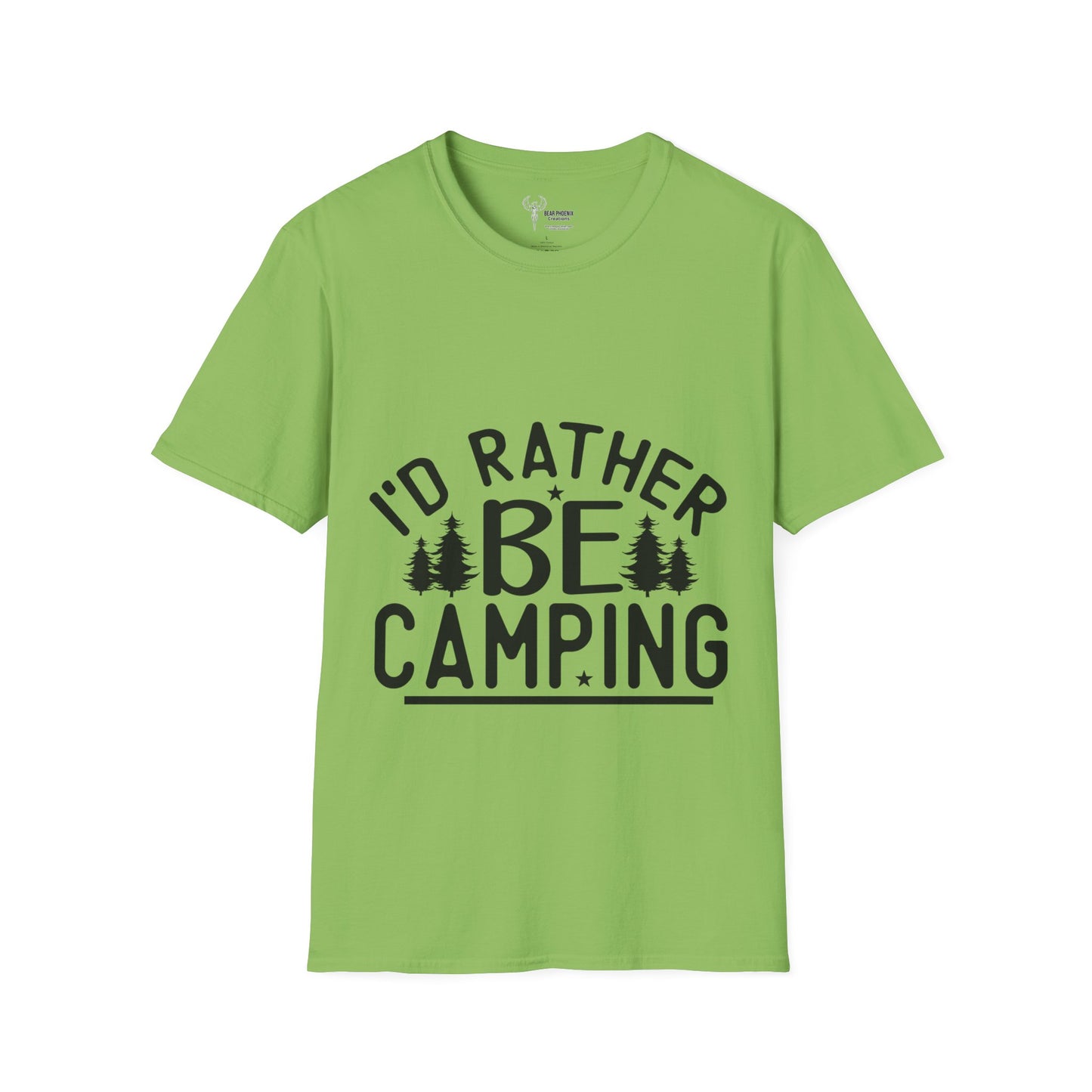 I'd Rather Be Camping Softstyle T-Shirt