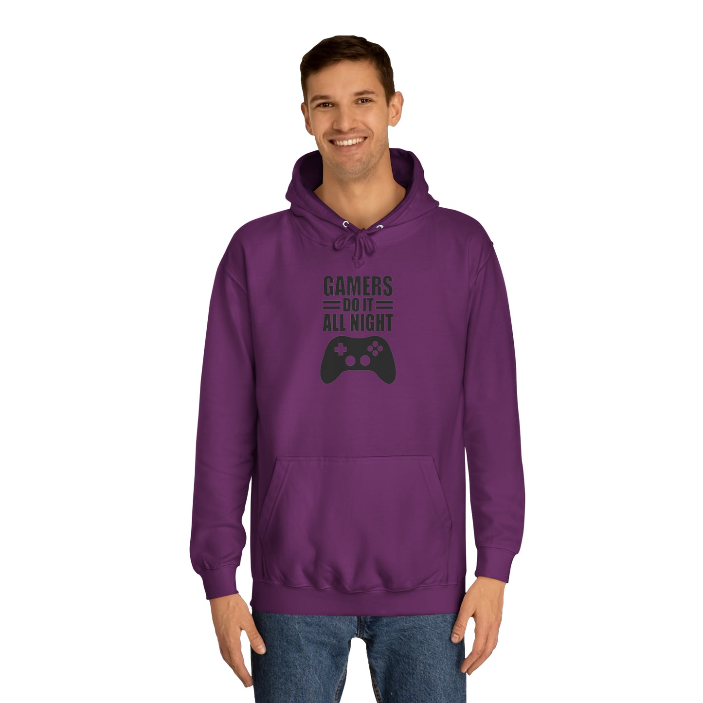 Gamer: Do it All Night College Hoodie