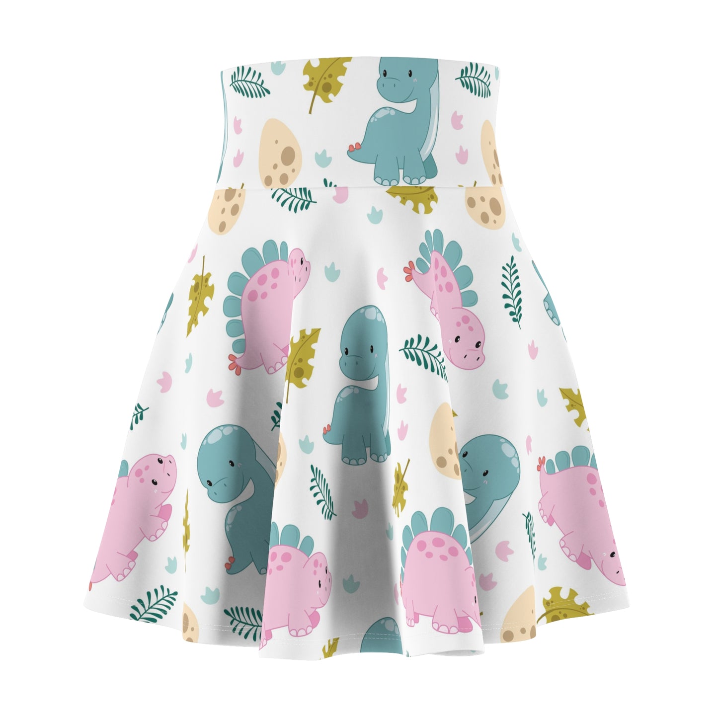 Pastel Dinosaur Women's Skater Skirt