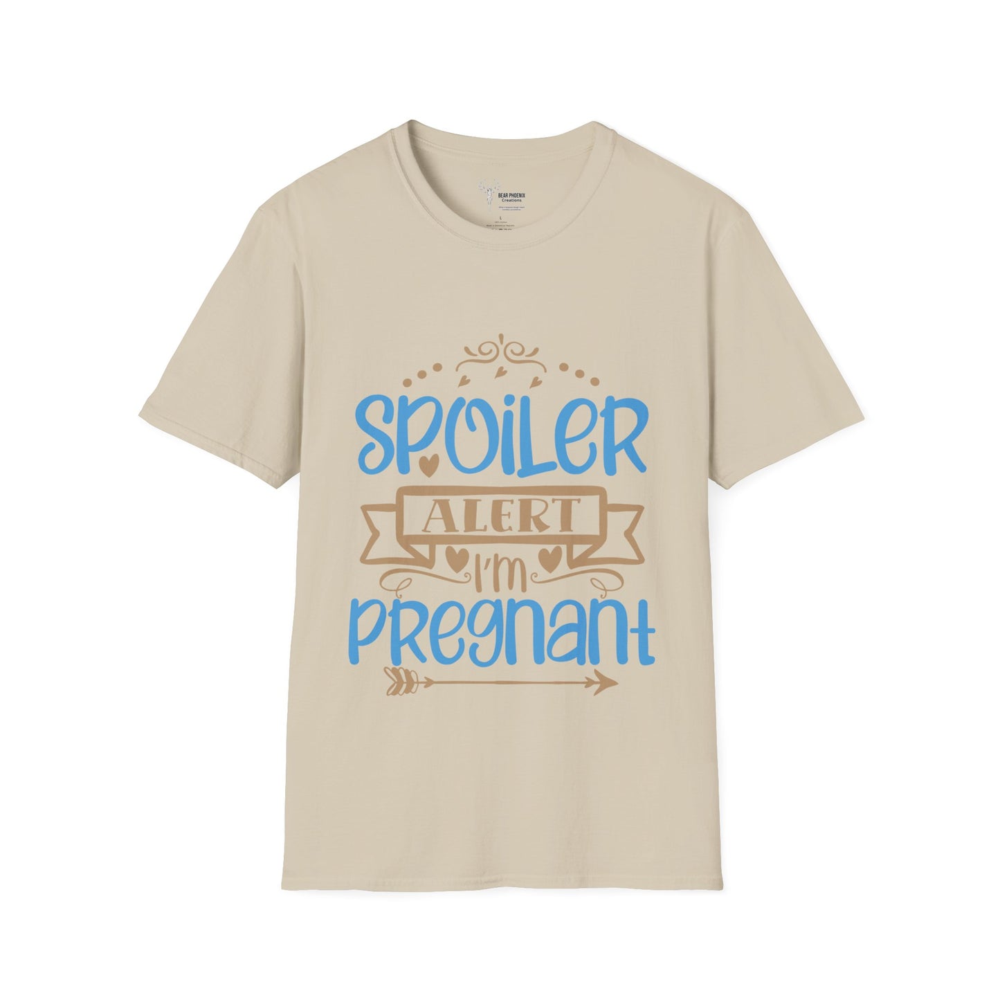 Pregnant Spoiler Alert Softstyle T-Shirt