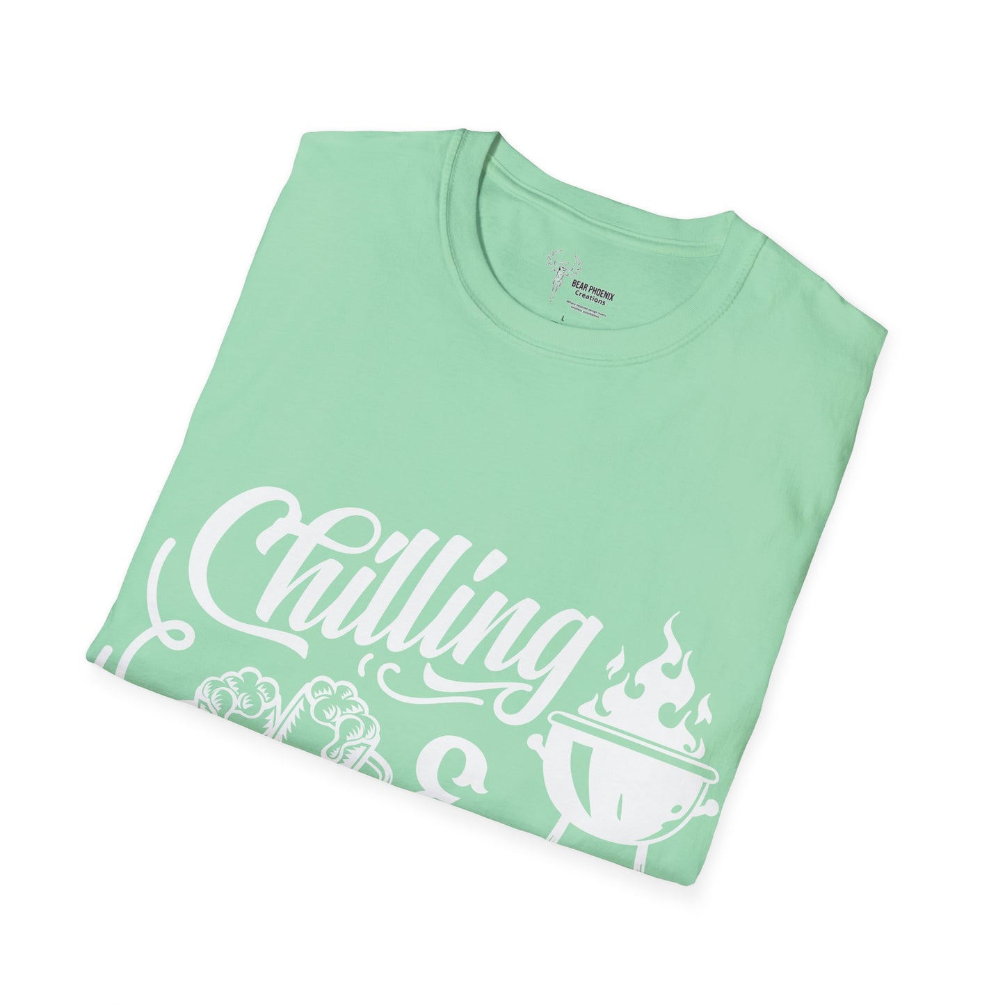 Chilling and Grilling BBQ Softstyle T-Shirt