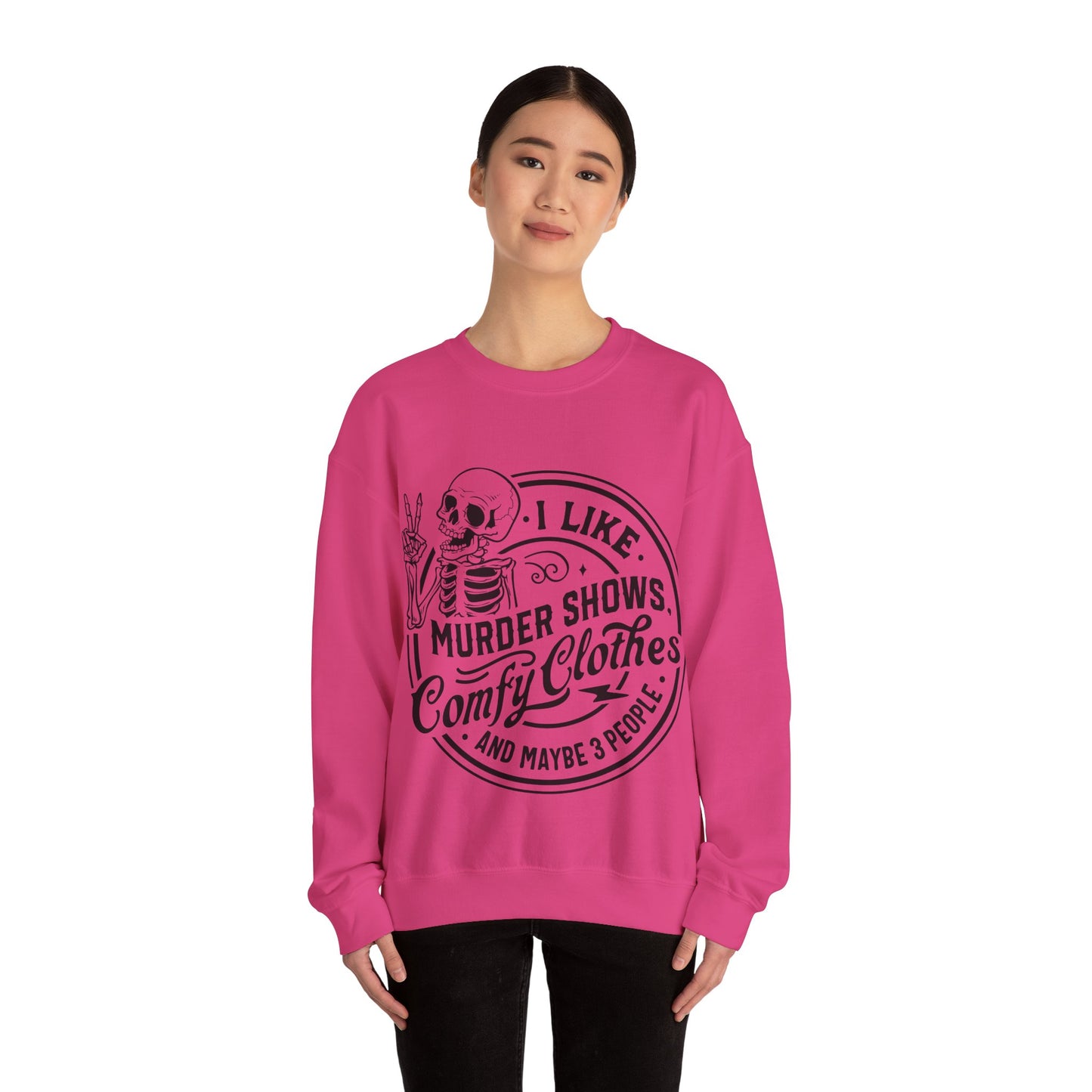 I like murder shows Crewneck Sweatshirt