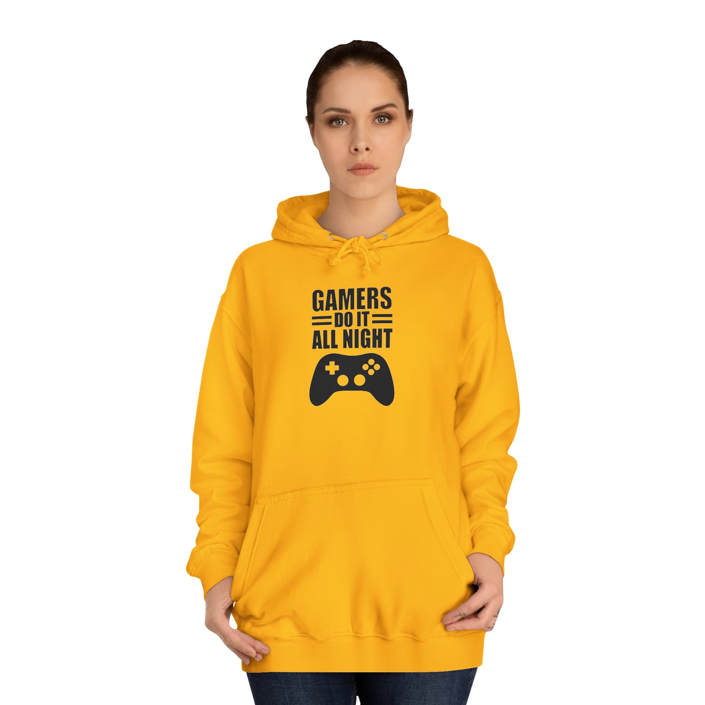 Gamer: Do it All Night College Hoodie