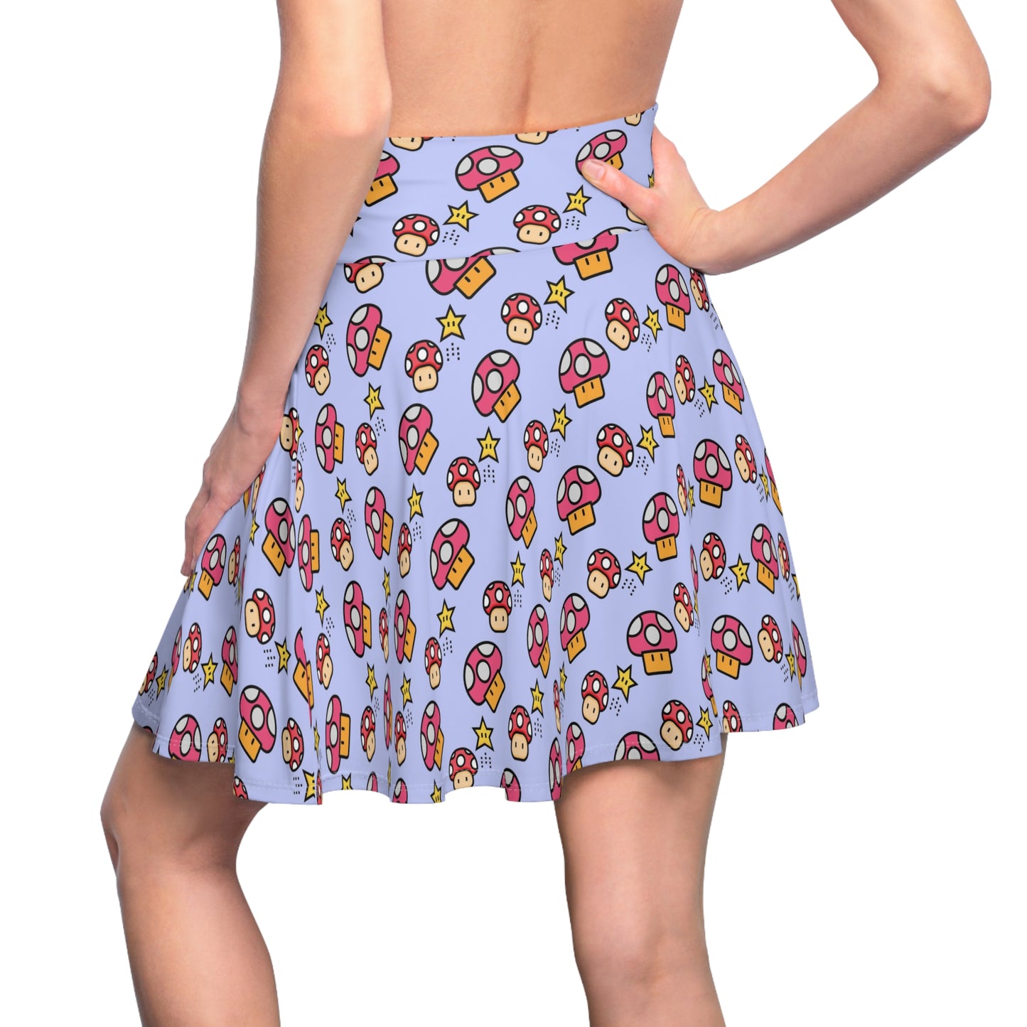 Mushroom and Star Skater Skirt