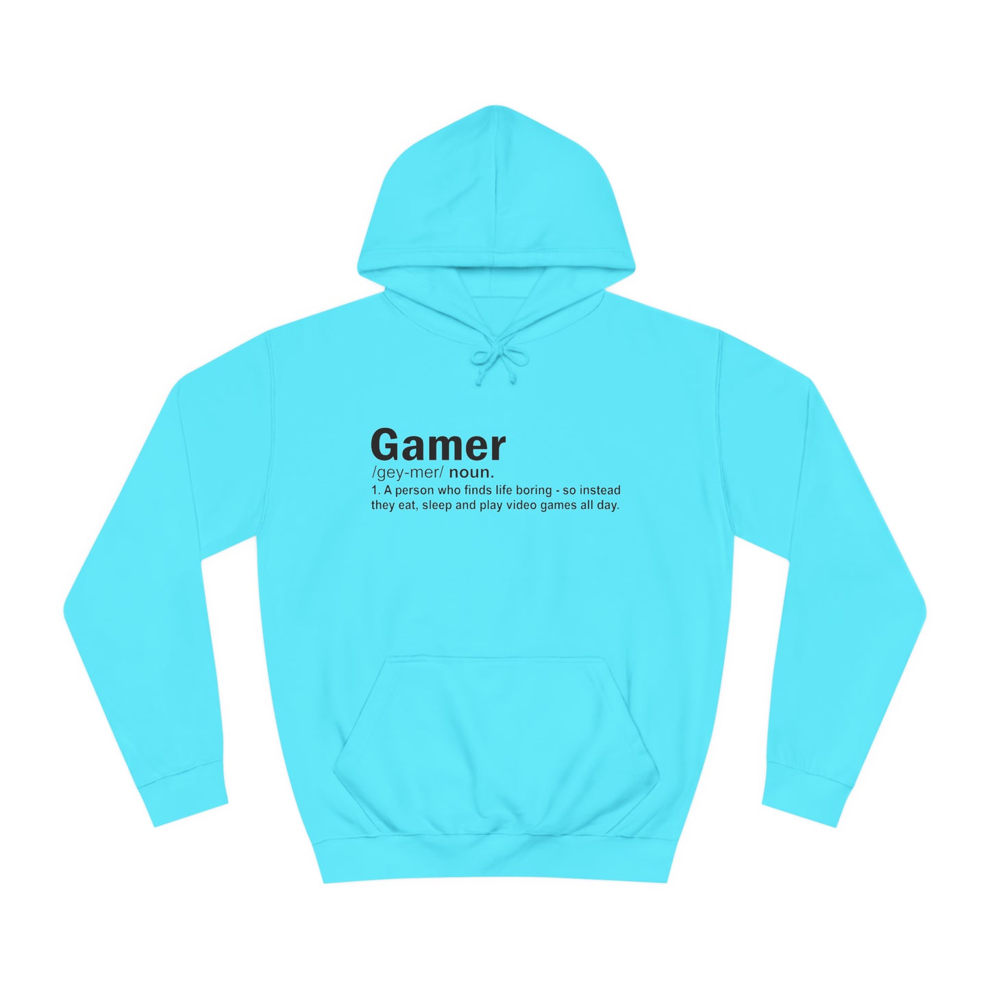 Gamer: Definition College Hoodie