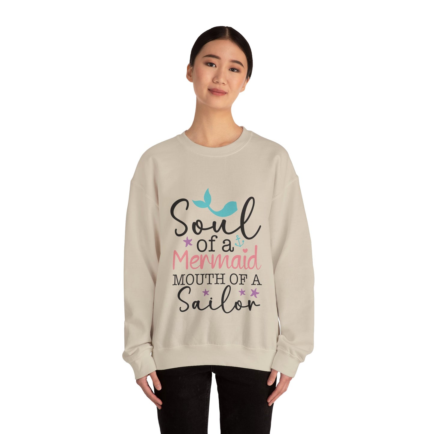 Soul of a mermaid Crewneck Sweatshirt