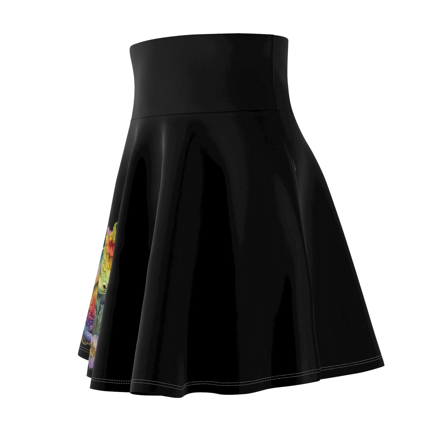 Tourmaline Dragon Skater Skirt