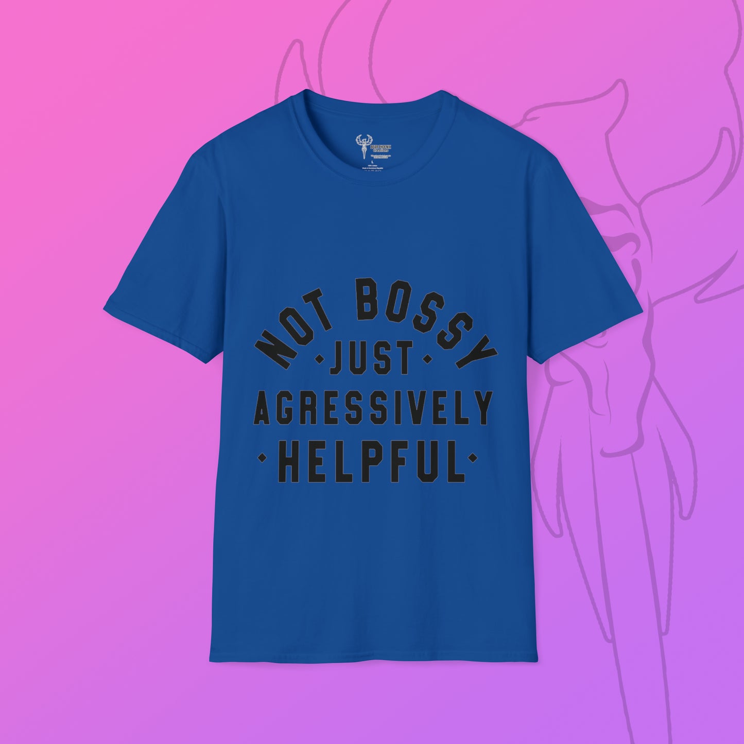 Agressively helpful Softstyle T-Shirt