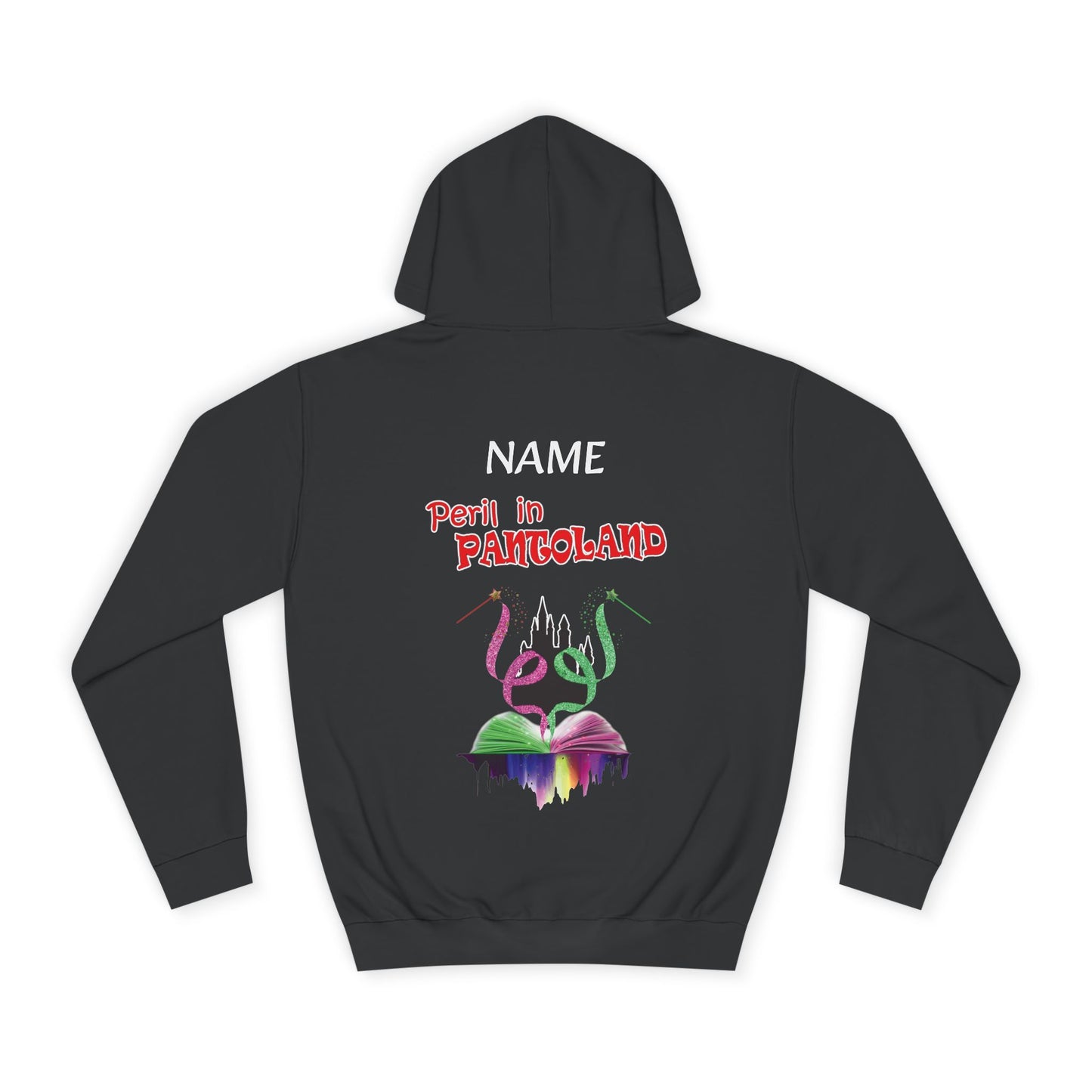 🎭 Hutton Drama Club – “Peril in Pantoland” Official Hoodie