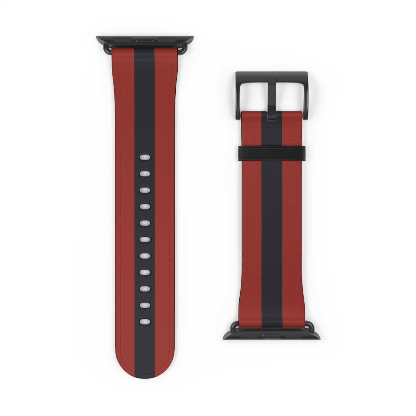 Adjutant General's Corps Faux Leather Watch Strap