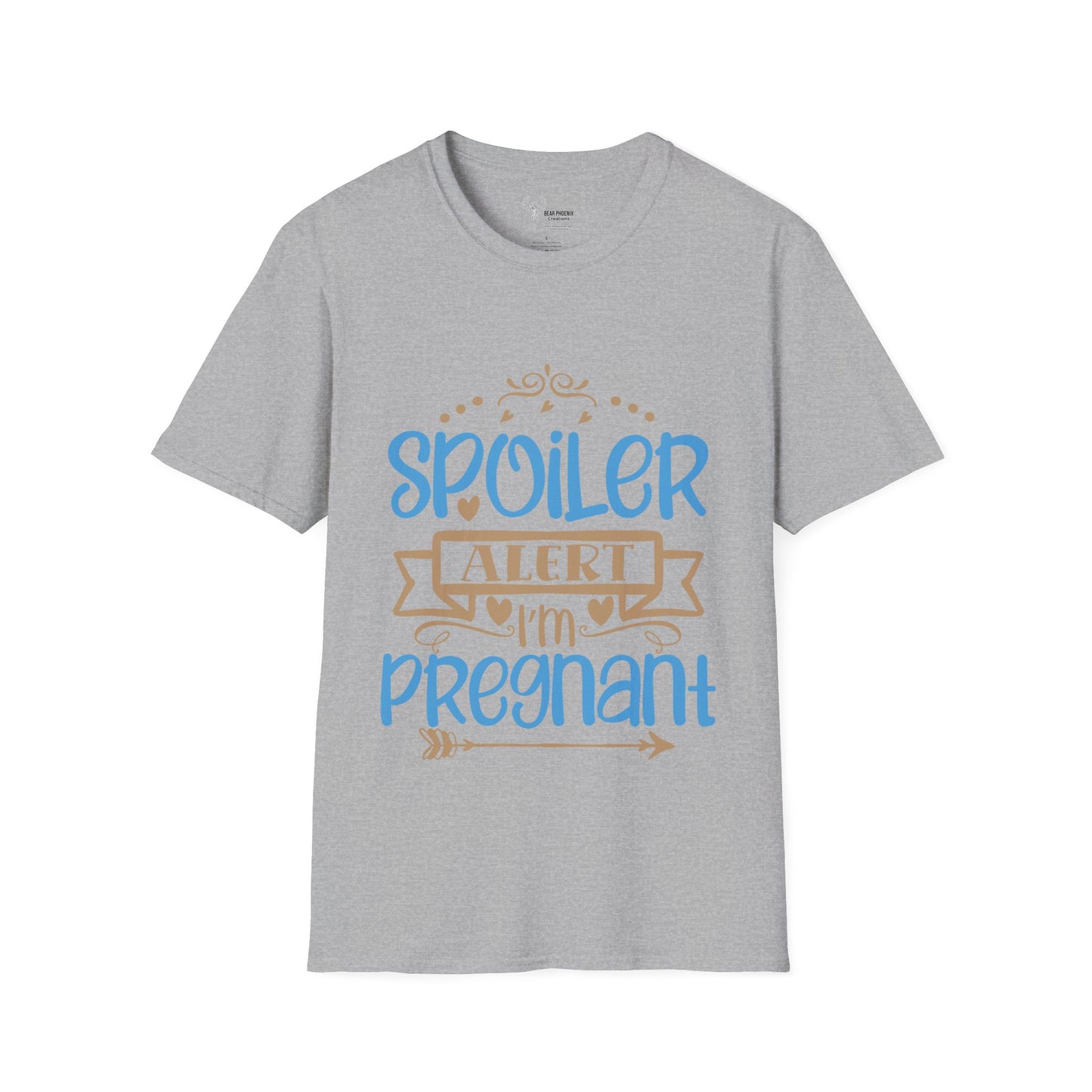 Pregnant Spoiler Alert Softstyle T-Shirt