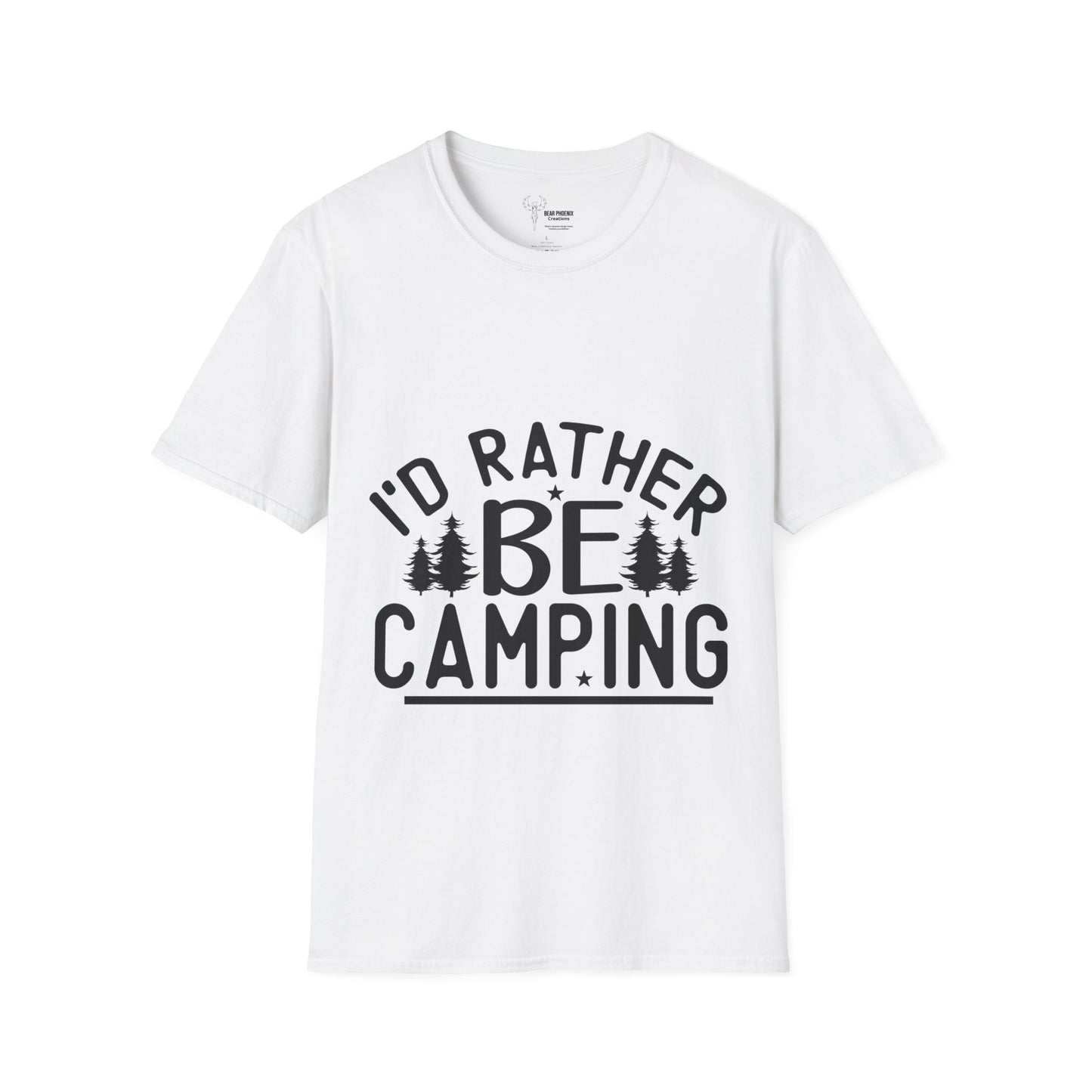 I'd Rather Be Camping Softstyle T-Shirt