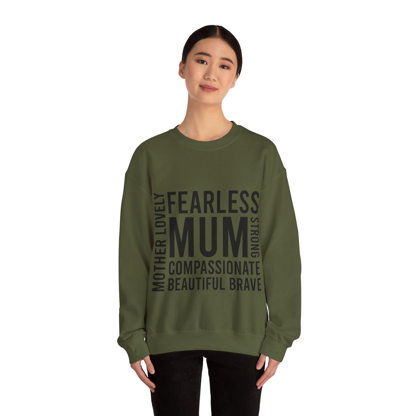 Mum Brave Crewneck Sweatshirt