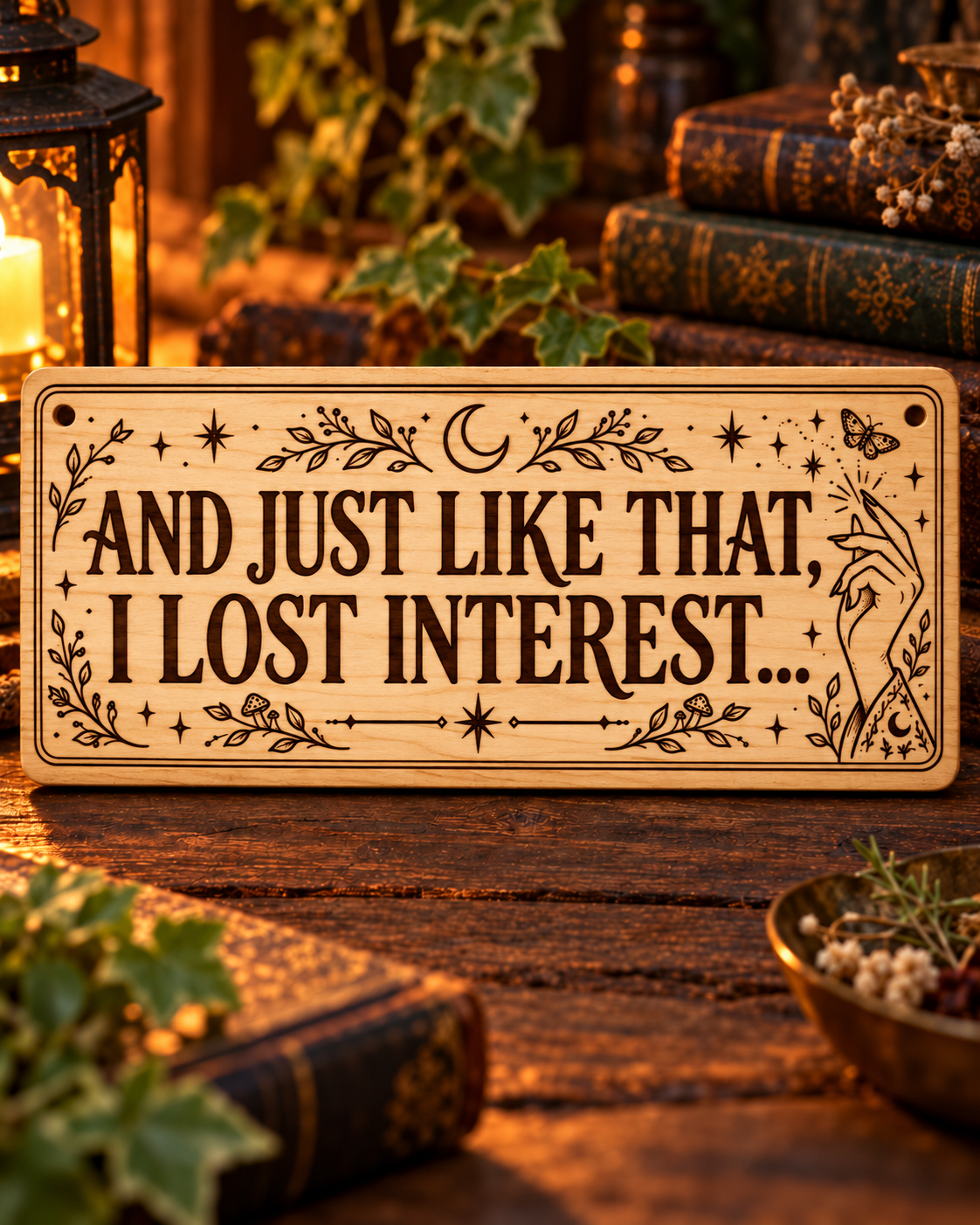 And Just Like That, I Lost Interest Wooden Wall/Door Sign
