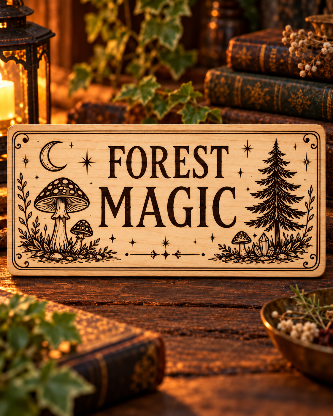Forest Magic Wooden Wall/Door Sign