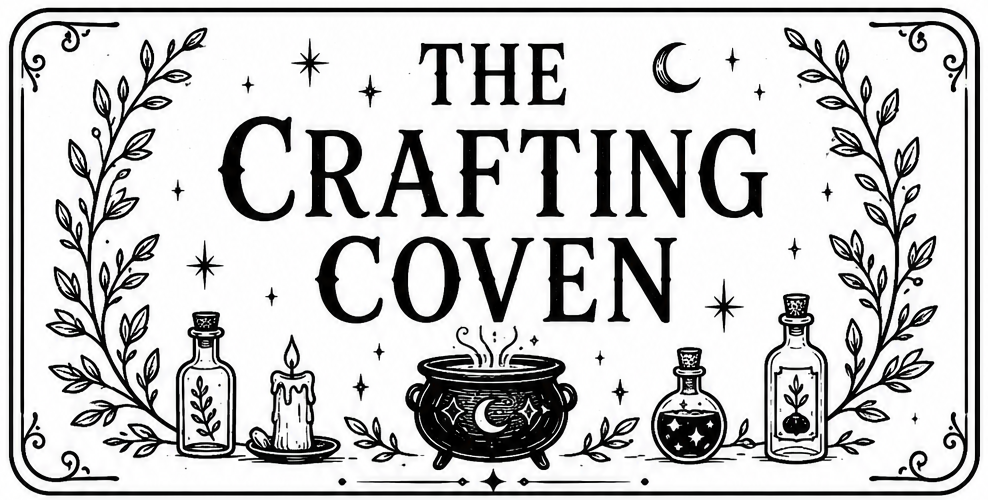 The Crafting Coven wooden wall sign artwork