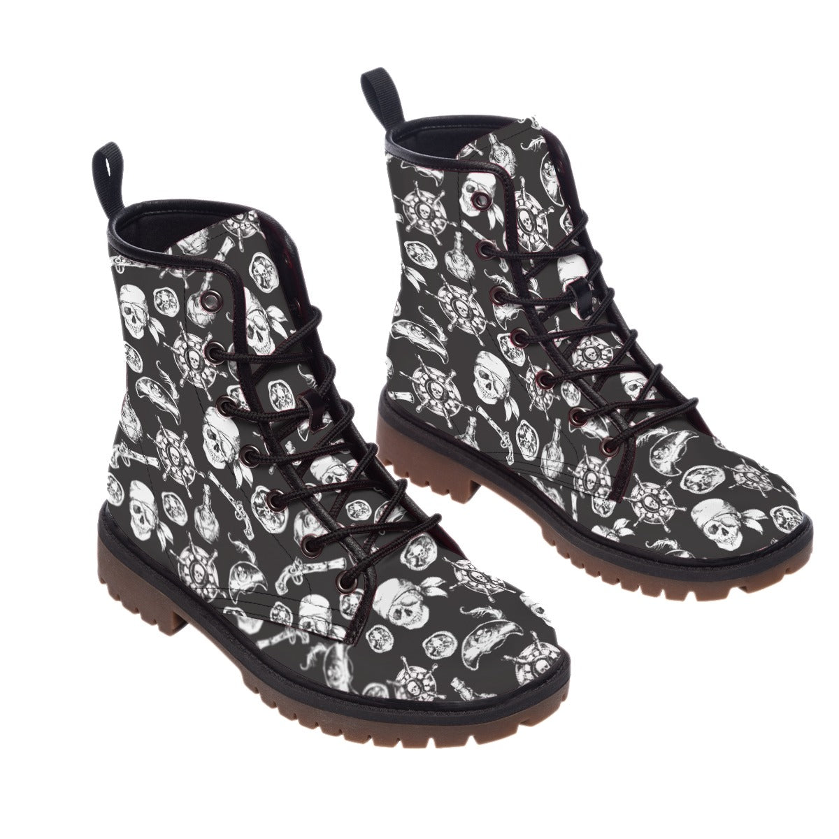 Pirate Skulls Boots (Womens Sizes)