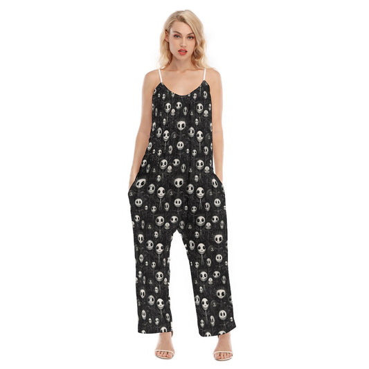 Burton Inspired Faces Cami Jumpsuit