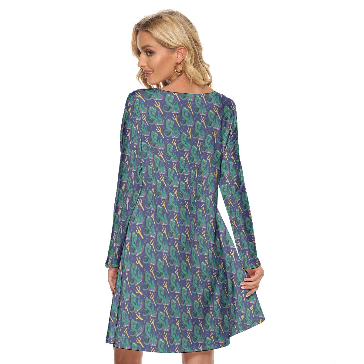 Flotsam and Jestom Crew Neck Dress