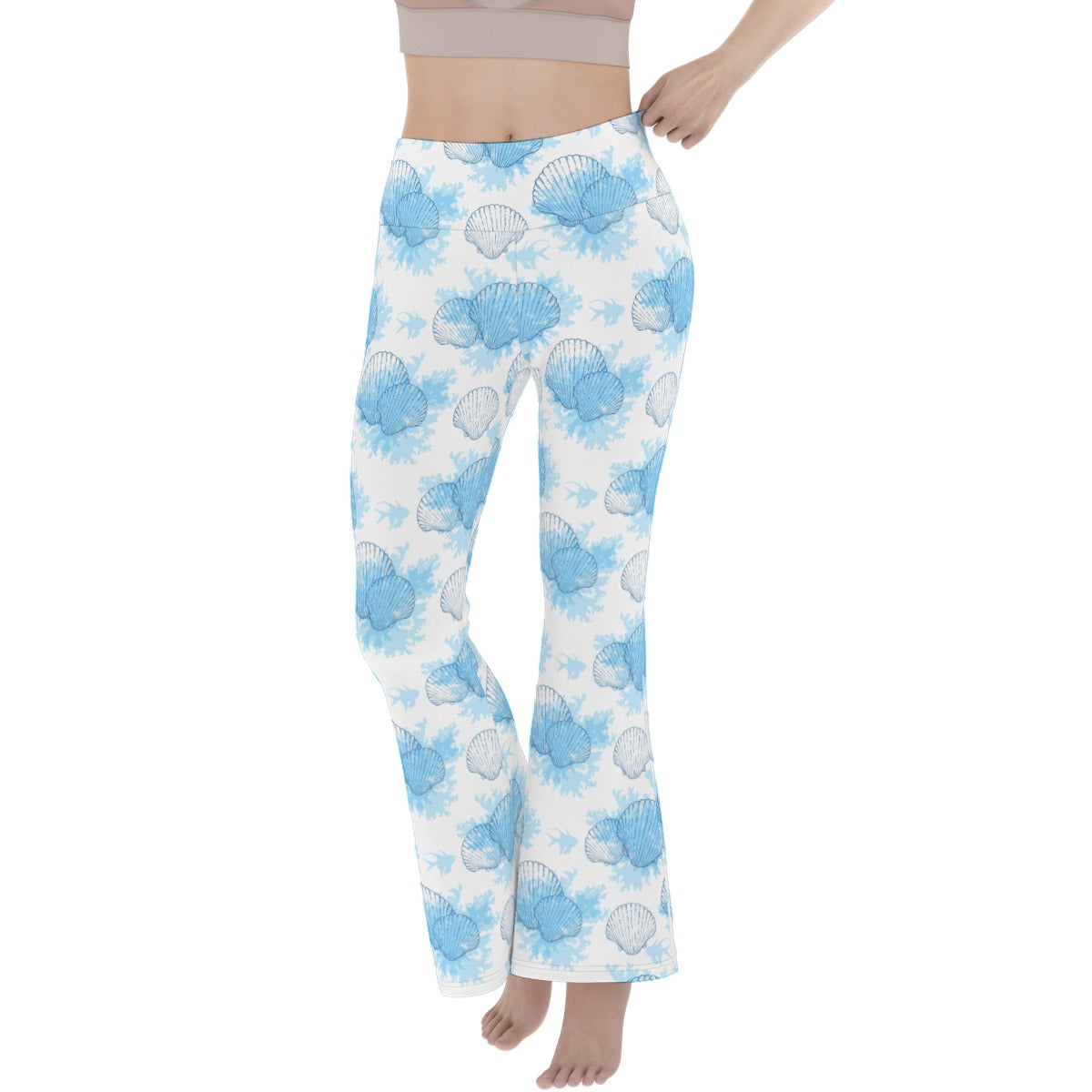 Seashell Flare Yoga Pants