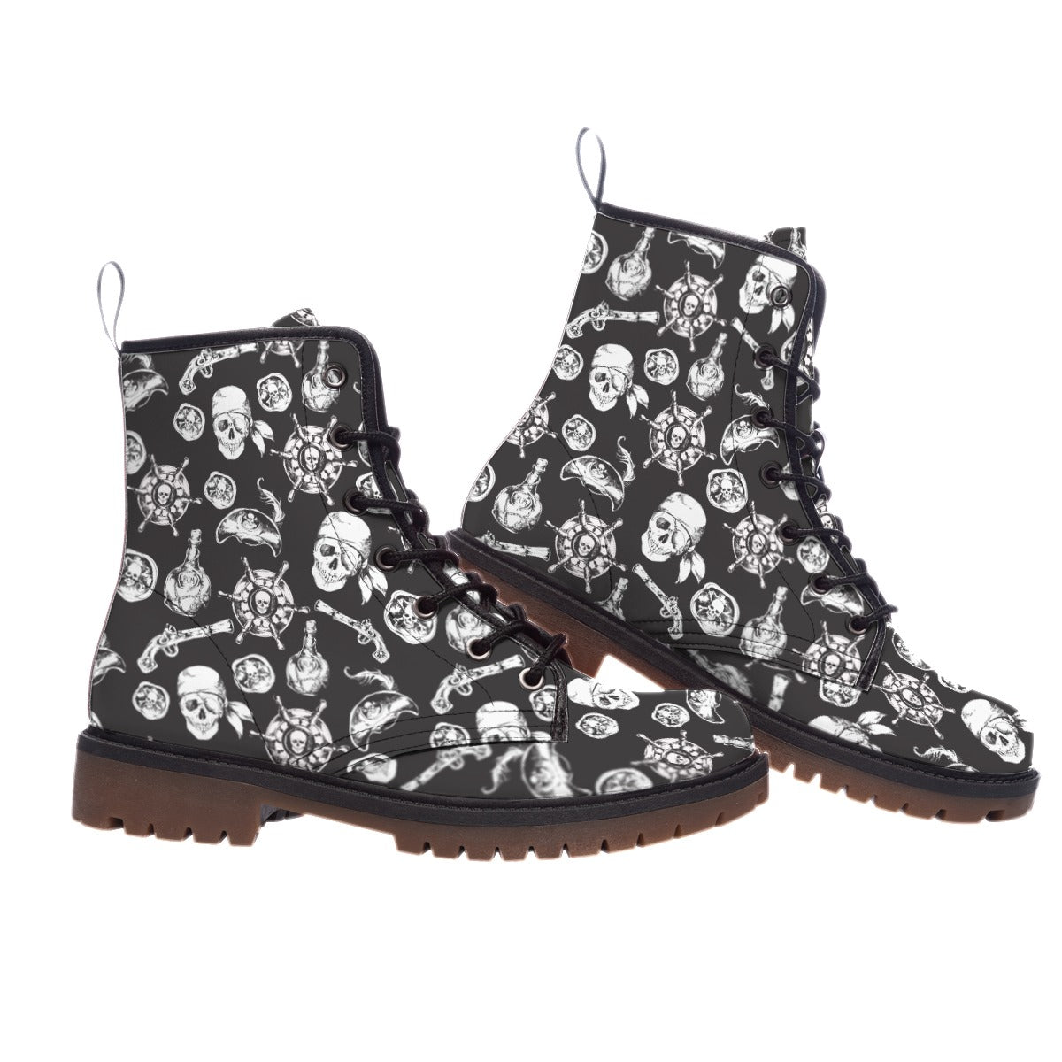 Pirate Skulls Boots (Womens Sizes)