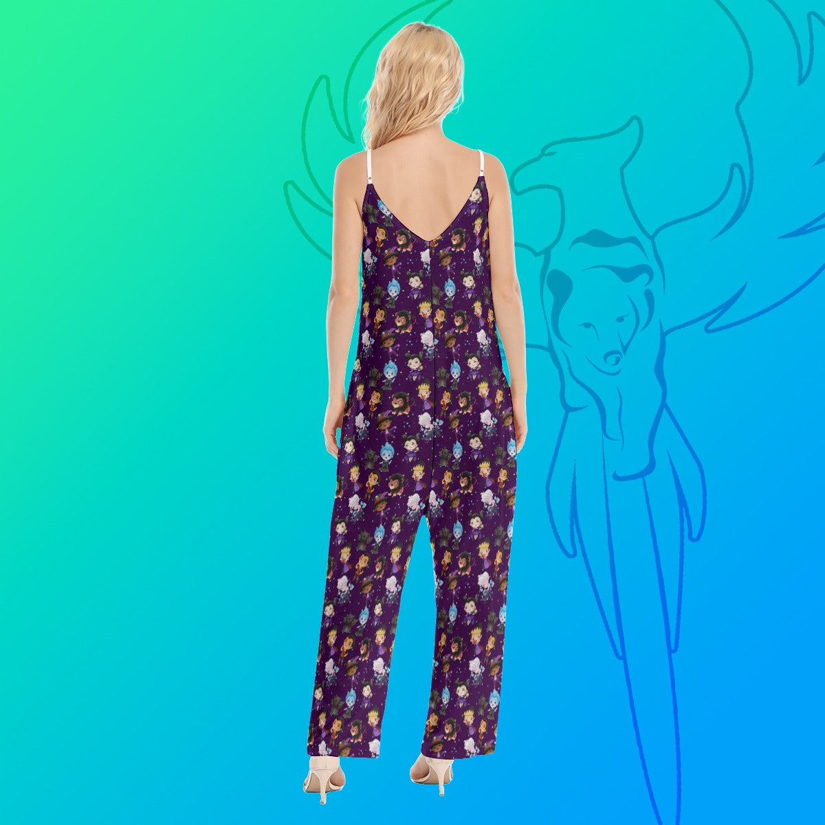 Purple Villains Jumpsuit