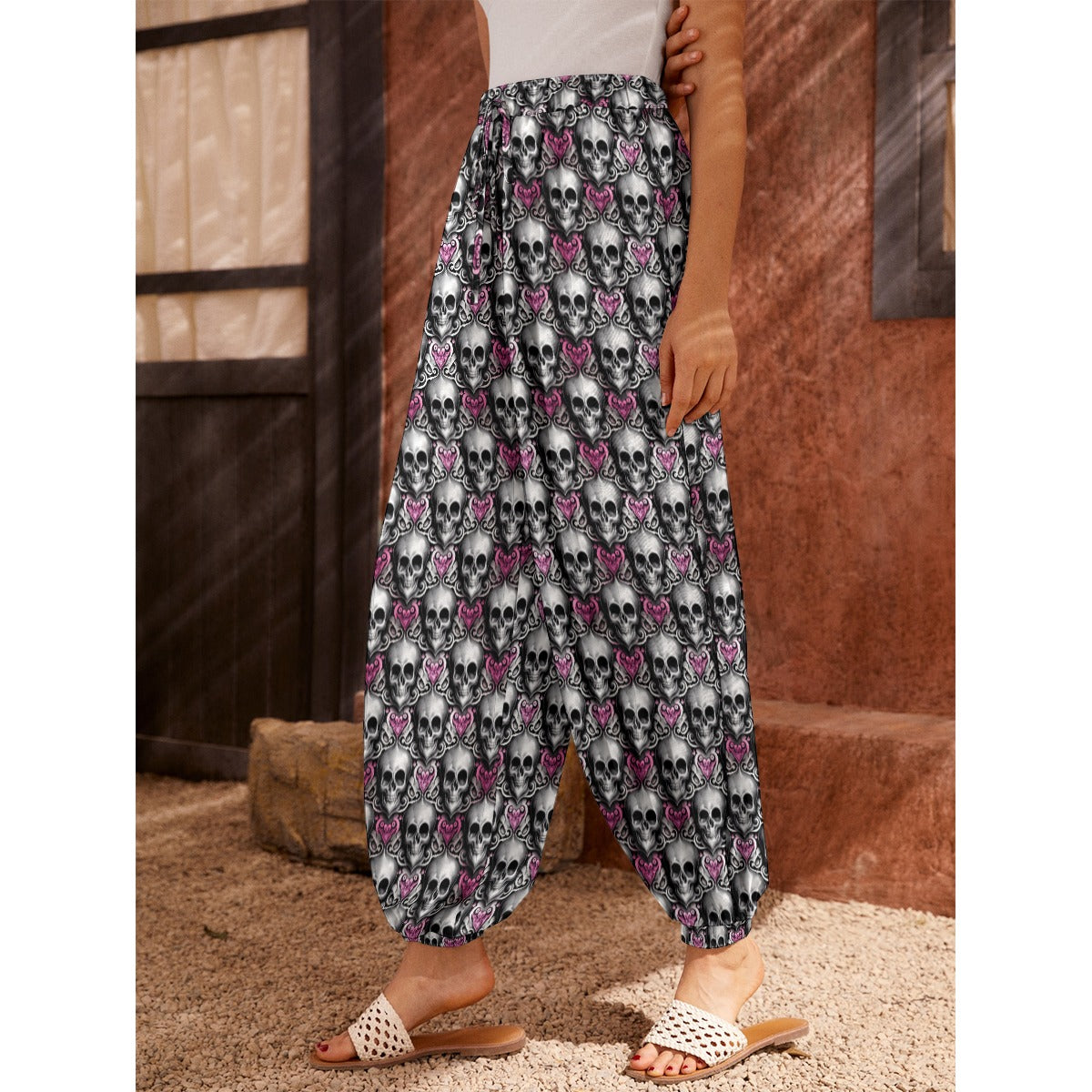 Gothic Skull Summer Trousers