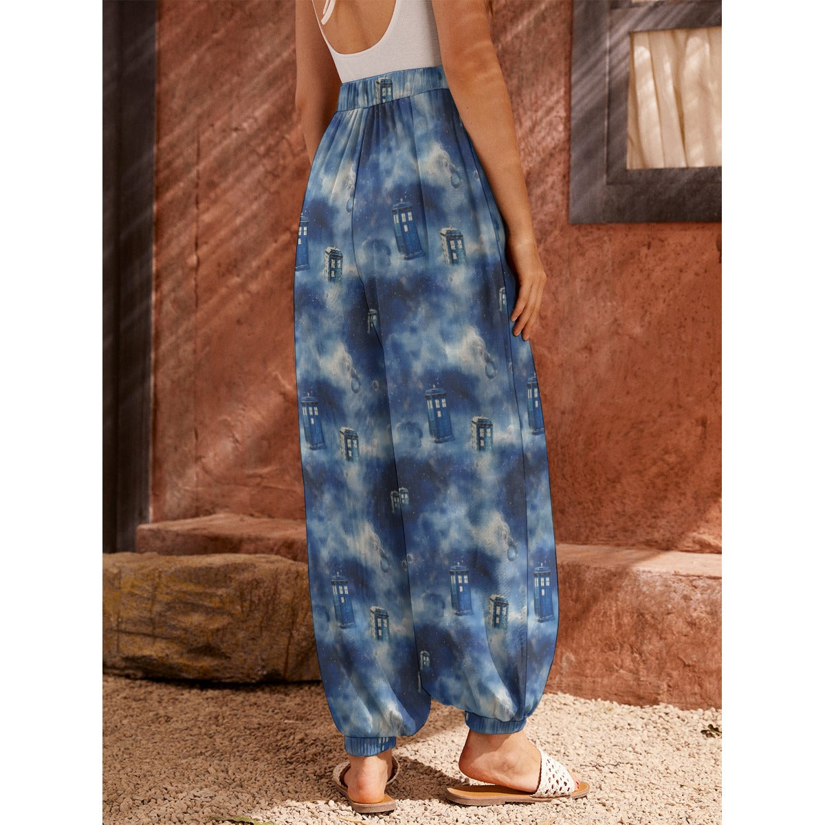 Blue Police Box Summer Trousers