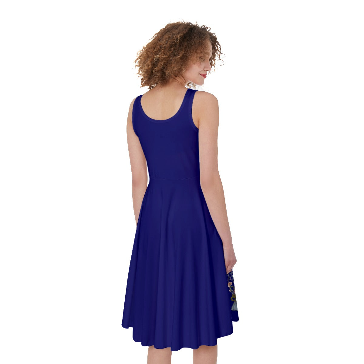 Sapphire Dragon Sleeveless Dress