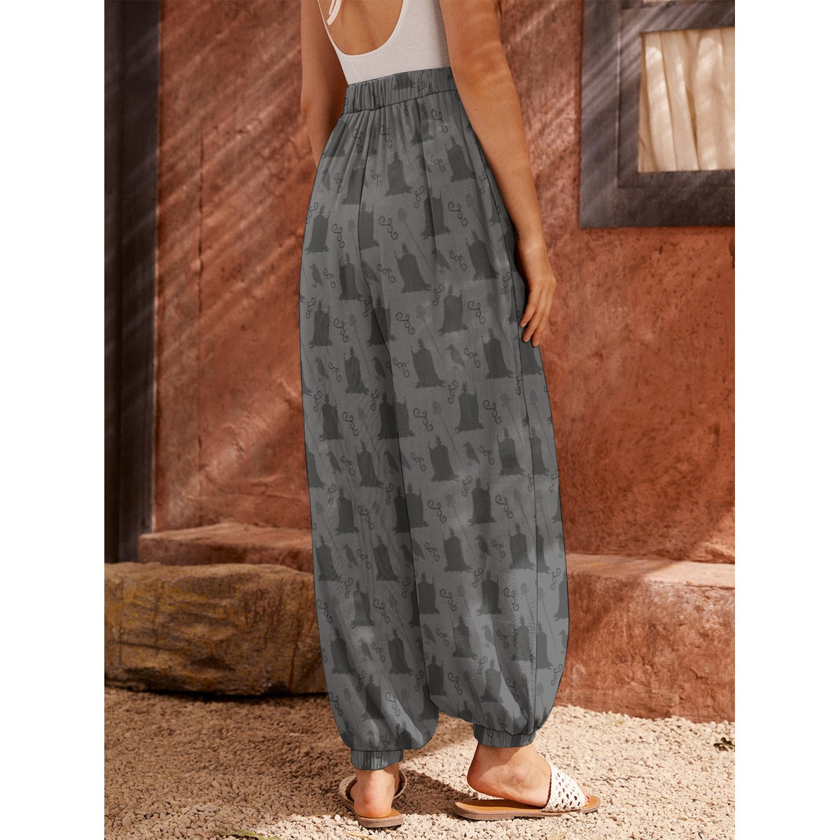 Grey Sleeping Fairy Summer Trousers