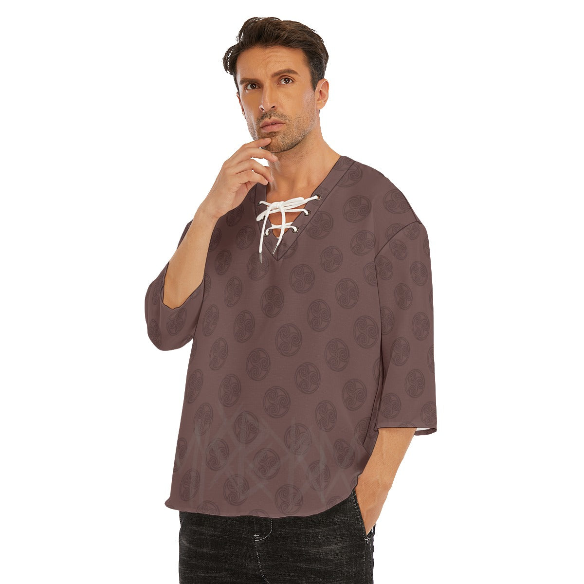 Viking Warrior Shirt Brown